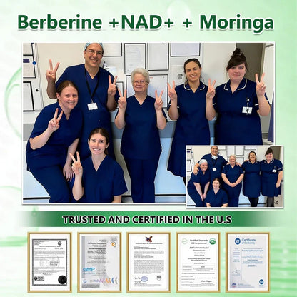 FDA Registered & GMP Certified  | 🧑‍⚕️🩺 Solaroza® Moringa & Berberine 10-IN-1 Advanced NanoMicroneedle Patch |  Backed by Scientific Evidence |10-in-1 Formula | Results in 5 Days💪