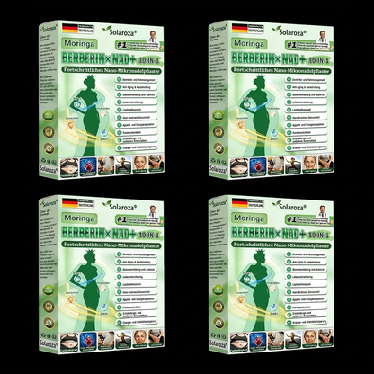 Offizieller Store 🇩🇪 |👩‍⚕️🧡Solaroza® Moringa · Berberin × NAD+ 10-in-1  Advanced Nano Mikronadel-Patch 🇩🇪 (Nur einmal täglich, sichtbare Veränderungen in 7 Tagen) ✅ Für Fettleibigkeit, schlaffe Haut, Diabetes, Schlafapnoe, Gelenkprobleme und mehr