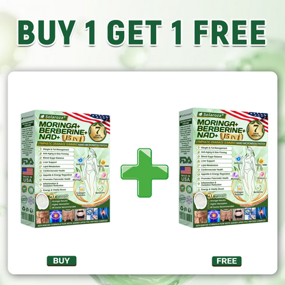 FDA Registered & GMP Certified  | 🧑‍⚕️🩺 Solaroza® Moringa & Berberine 10-IN-1 Advanced NanoMicroneedle Patch |  Backed by Scientific Evidence |10-in-1 Formula | Results in 5 Days💪