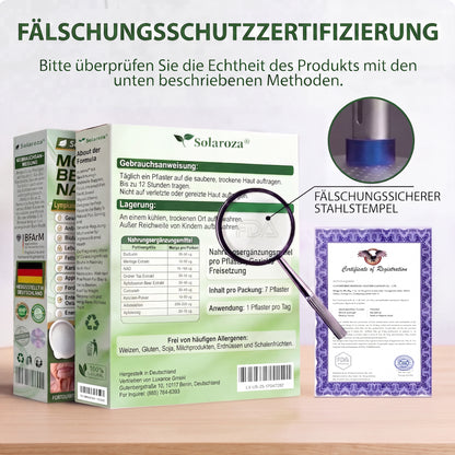 🌿CE-zertifiziert & GMP-zertifiziert | 🧑‍⚕️🩺 Solaroza® Moringa & Berberin 10-IN-1 Fortschrittliches Nano-Mikronadelpflaster | Wissenschaftlich belegt | 10-in-1 Formel | Ergebnisse in 5 Tagen🌿