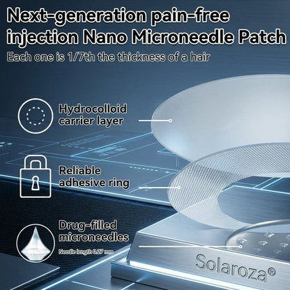 FDA Registered & GMP Certified  | 🧑‍⚕️🩺 Solaroza® Moringa & Berberine 10-IN-1 Advanced NanoMicroneedle Patch |  Backed by Scientific Evidence |10-in-1 Formula | Results in 5 Days💪