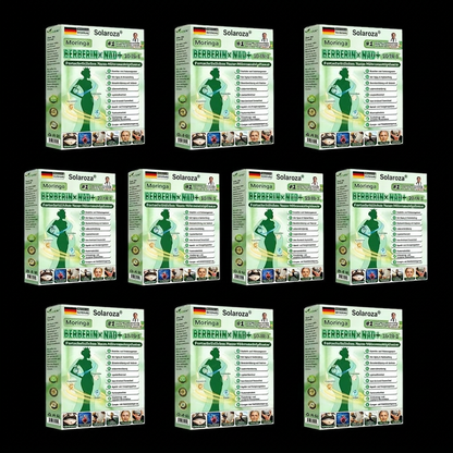 Offizieller Store 🇩🇪 |👩‍⚕️🧡Solaroza® Moringa · Berberin × NAD+ 10-in-1  Advanced Nano Mikronadel-Patch 🇩🇪 (Nur einmal täglich, sichtbare Veränderungen in 7 Tagen) ✅ Für Fettleibigkeit, schlaffe Haut, Diabetes, Schlafapnoe, Gelenkprobleme und mehr